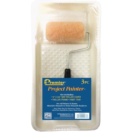 Premier Premier 4 In. x 3/8 In. Knit Trim Roller Kit 33